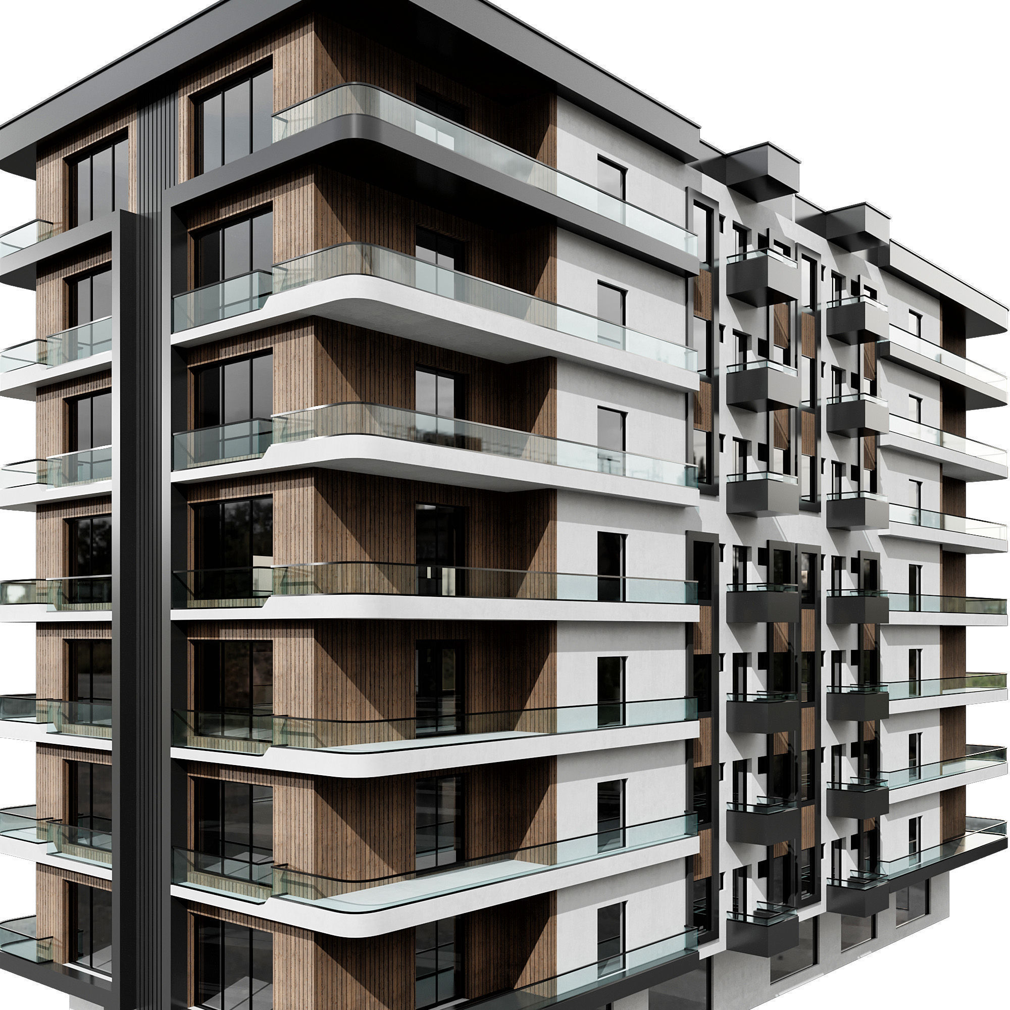 RESIDENTIAL BUILDING NO86 A 3D model_6