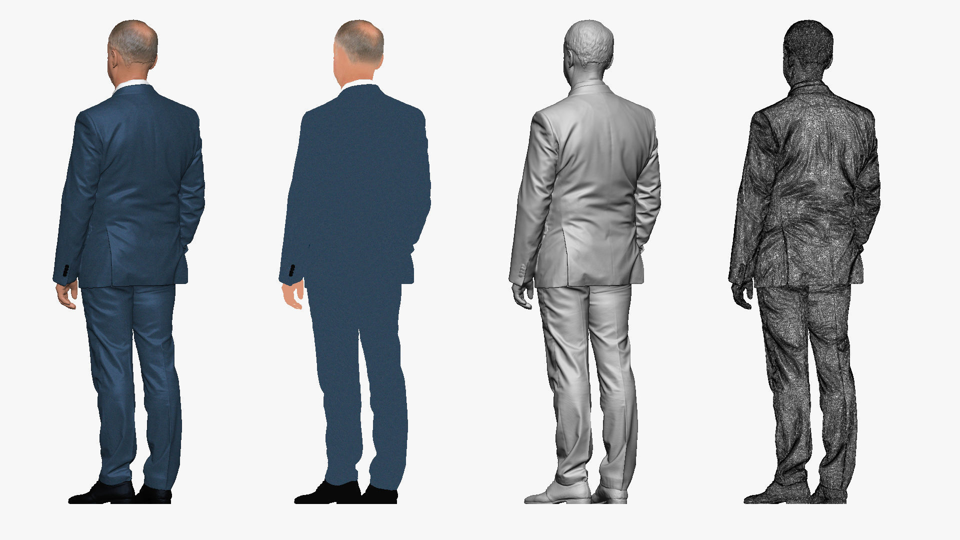 S00033 Businessman in Blue Suit 3D model_3