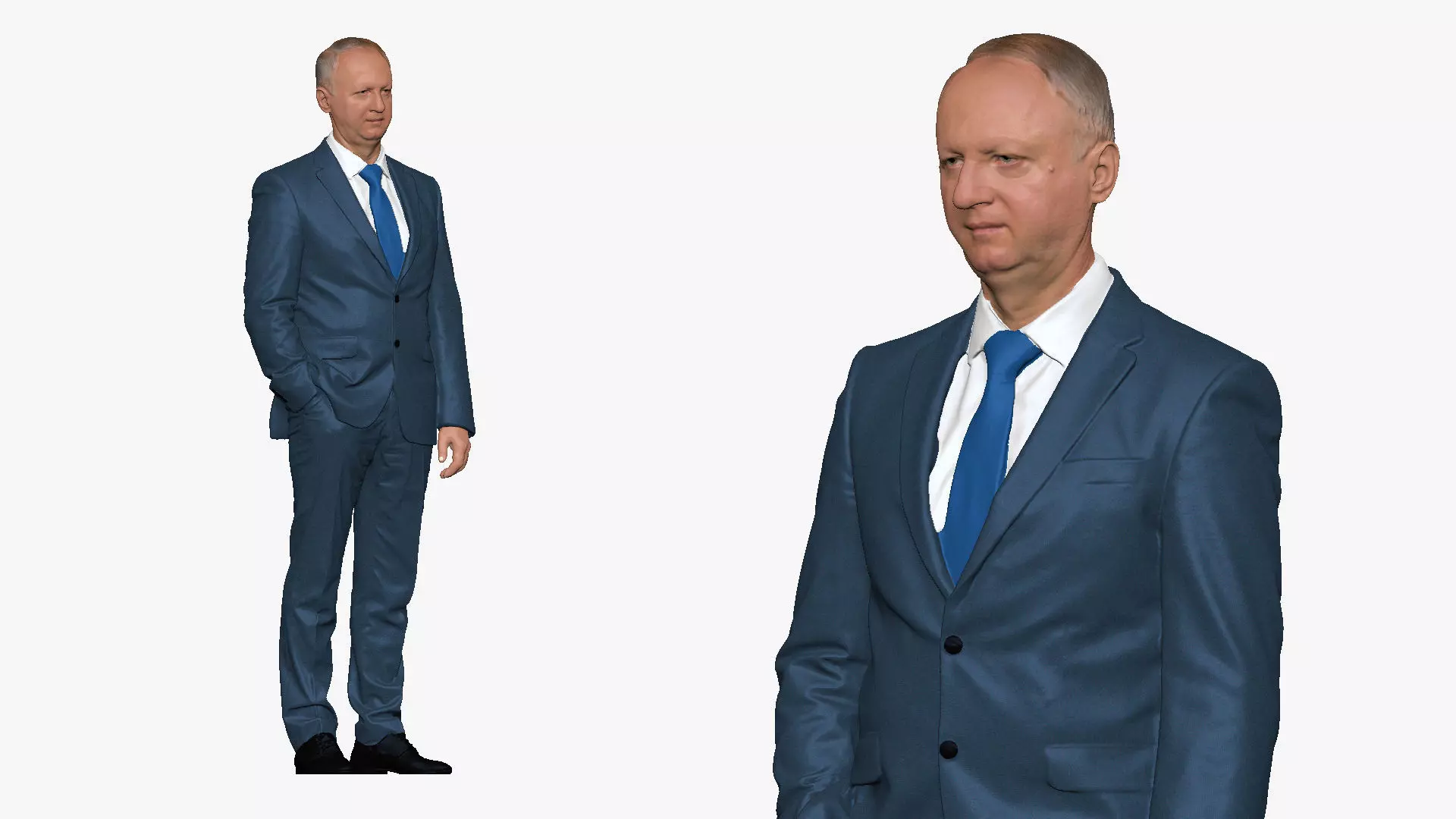 S00033 Businessman in Blue Suit 3D model_0