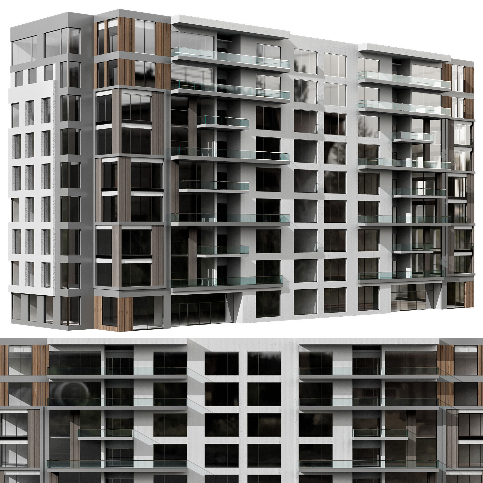 RESIDENTIAL BUILDING NO83 A 3D model