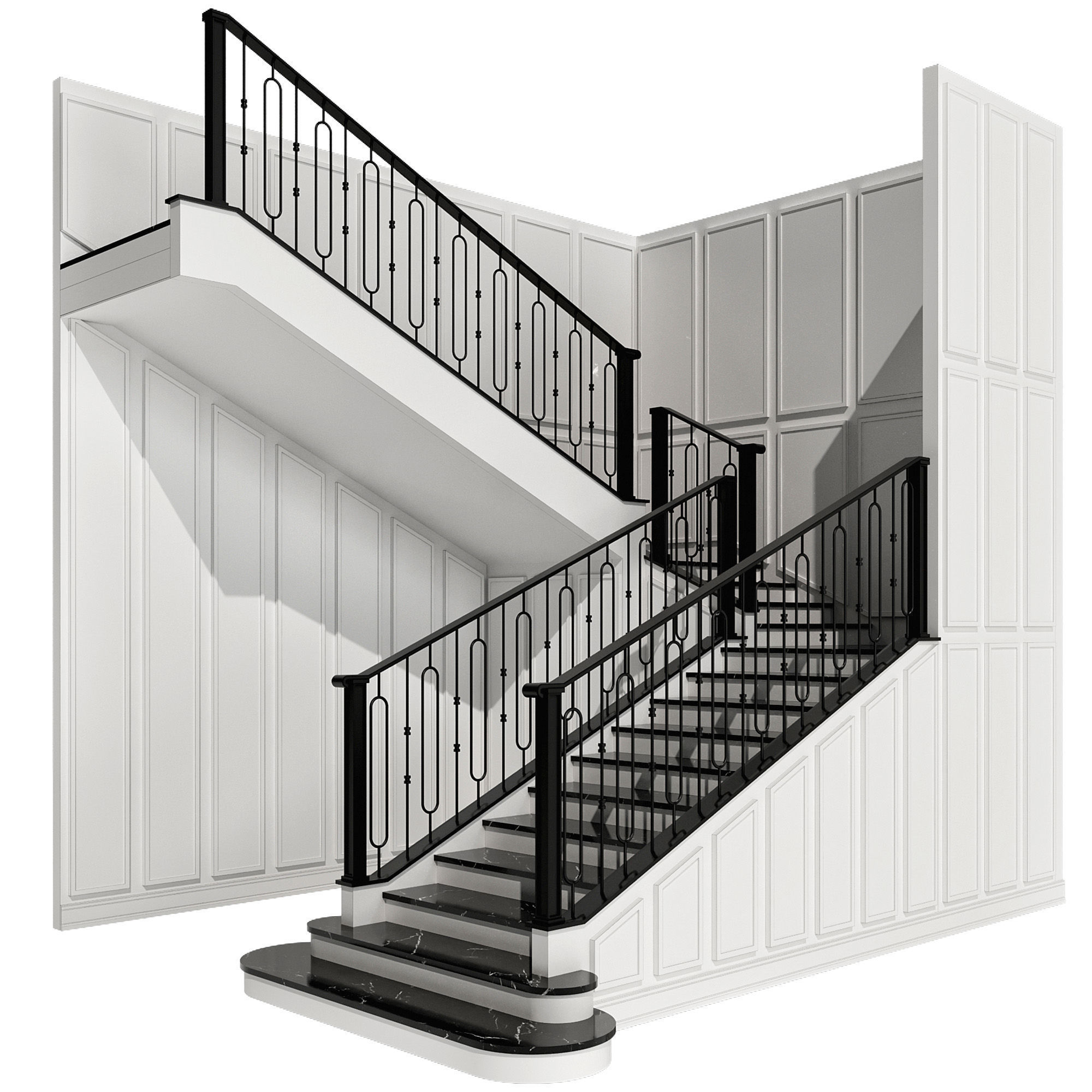 NEOCLASSIC STAIR NO47 A 3D model