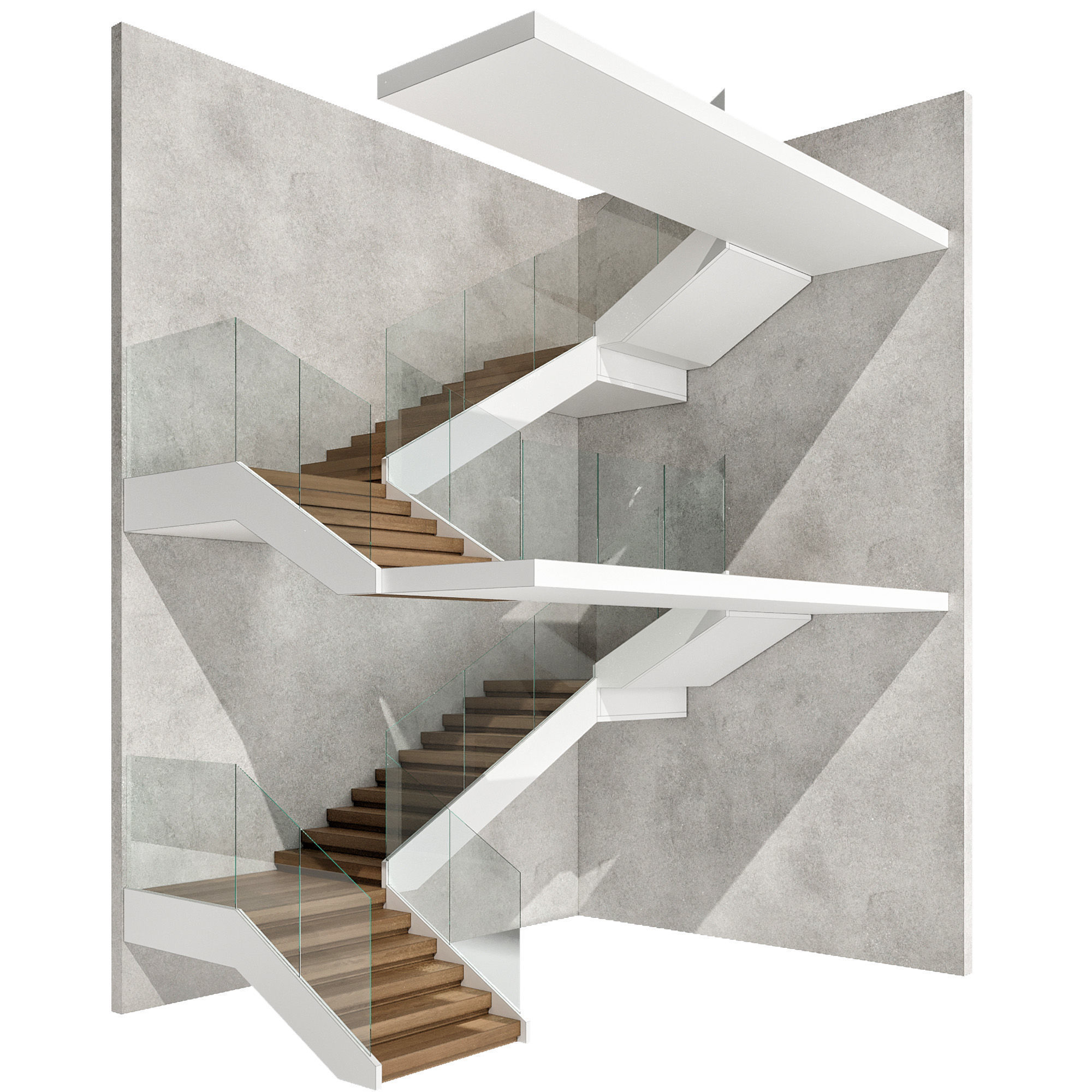 STAIR NO46 A 3D model_3