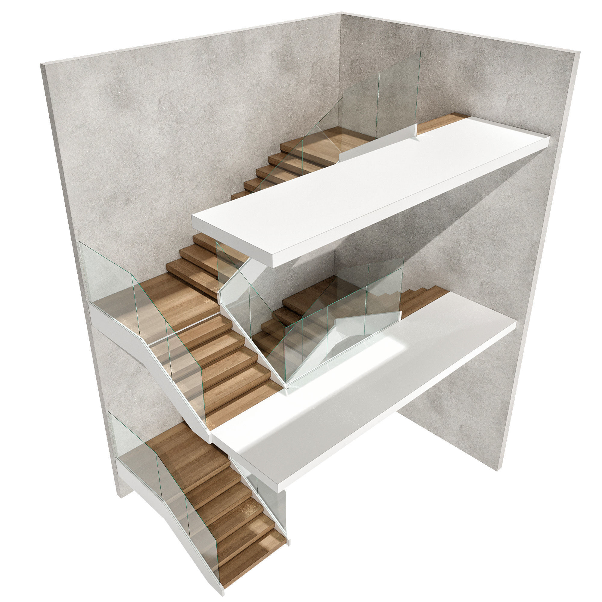 STAIR NO46 A 3D model_9