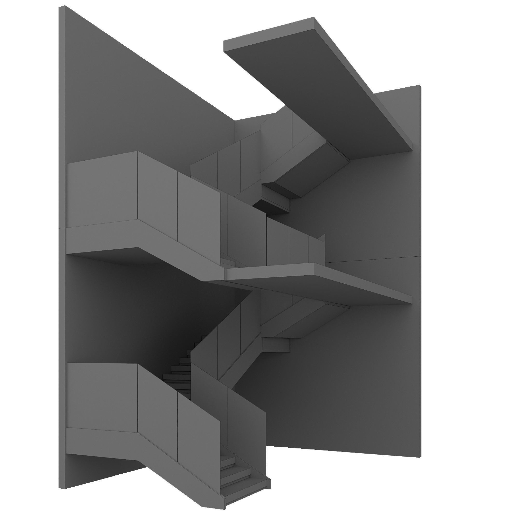 STAIR NO46 A 3D model_10