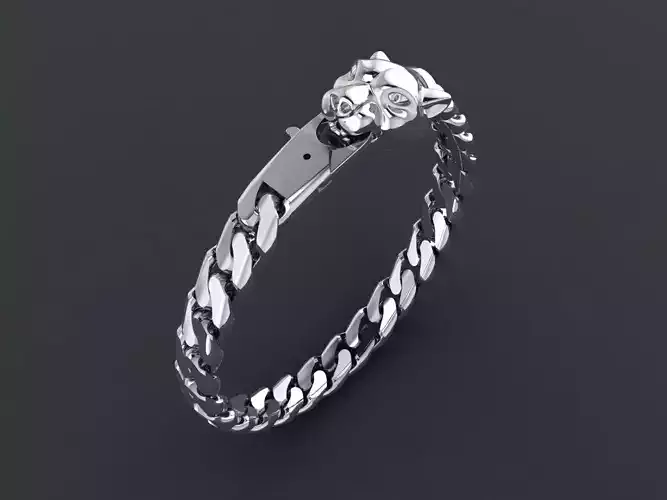 tiger bracelet 3D print model