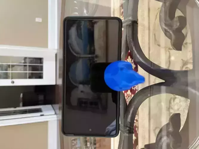 polar bear animal phone holder