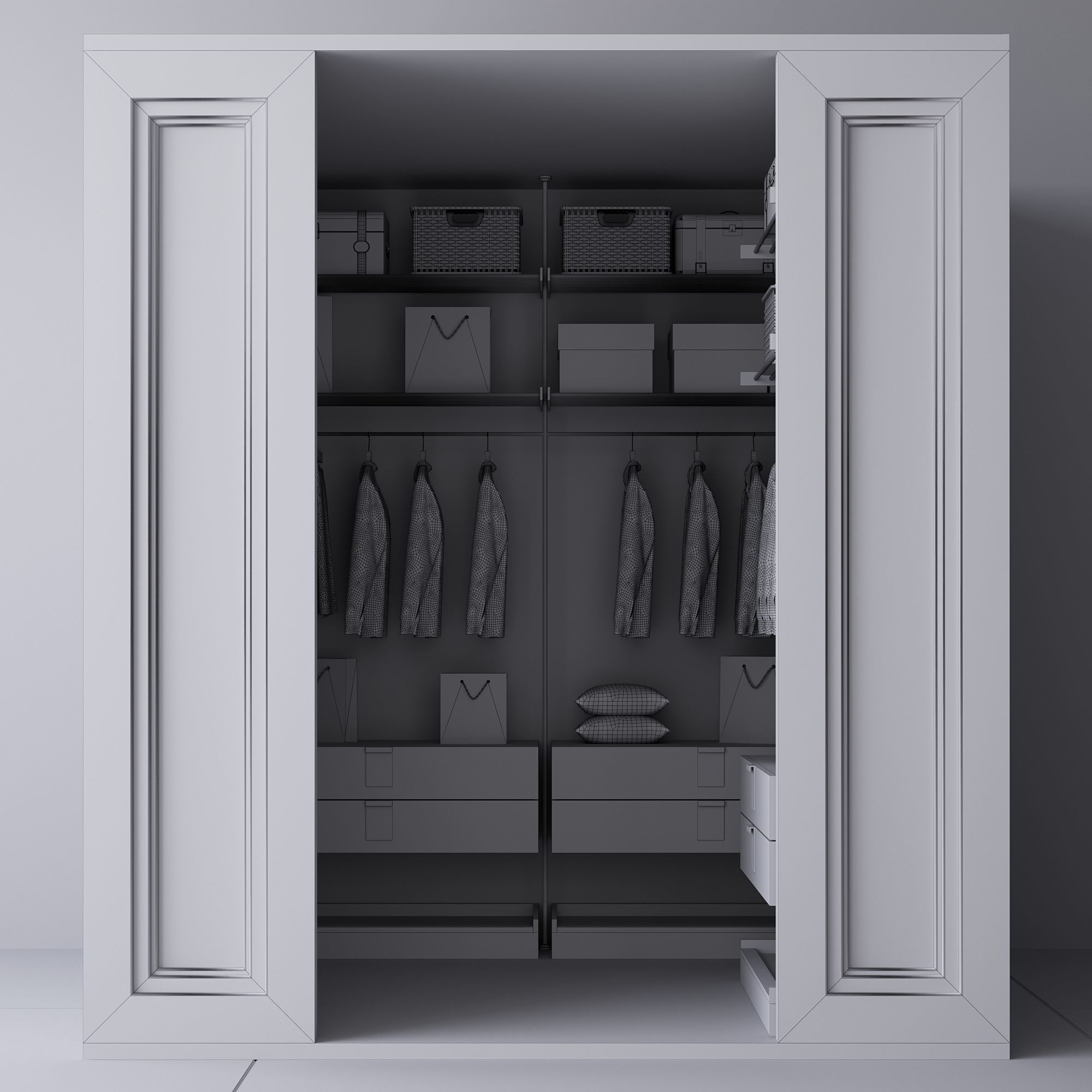 WARDROBE NO64 A 3D model_11