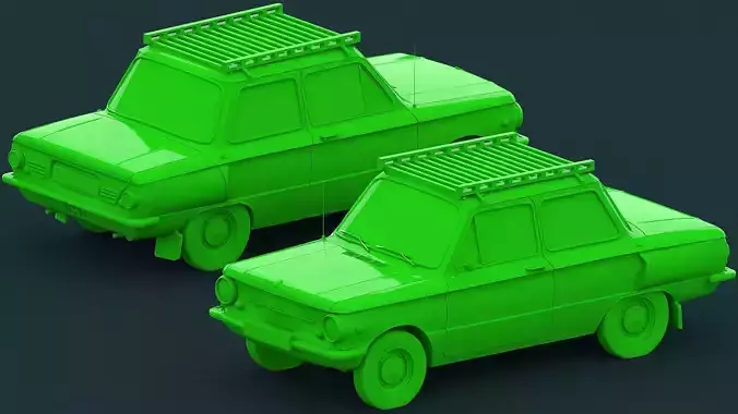3D Printable Toy Car STL File Ready For Print 3D print model