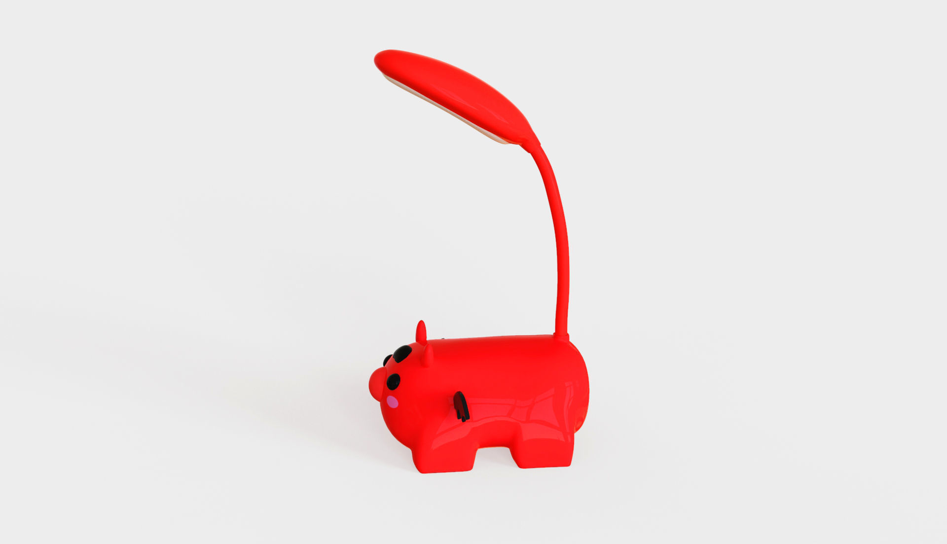 Devil Desk Lamp Low-poly 3D model_1