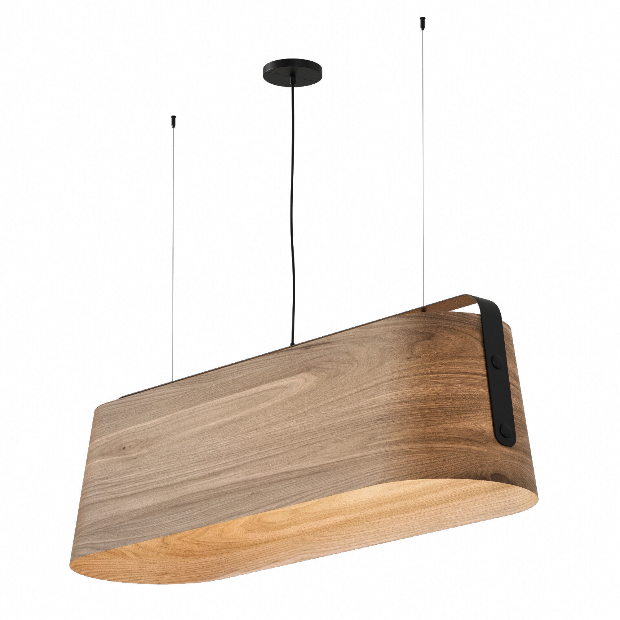 Long hanging chandelier Faro Barcelona STOOD 5L 3D model_3