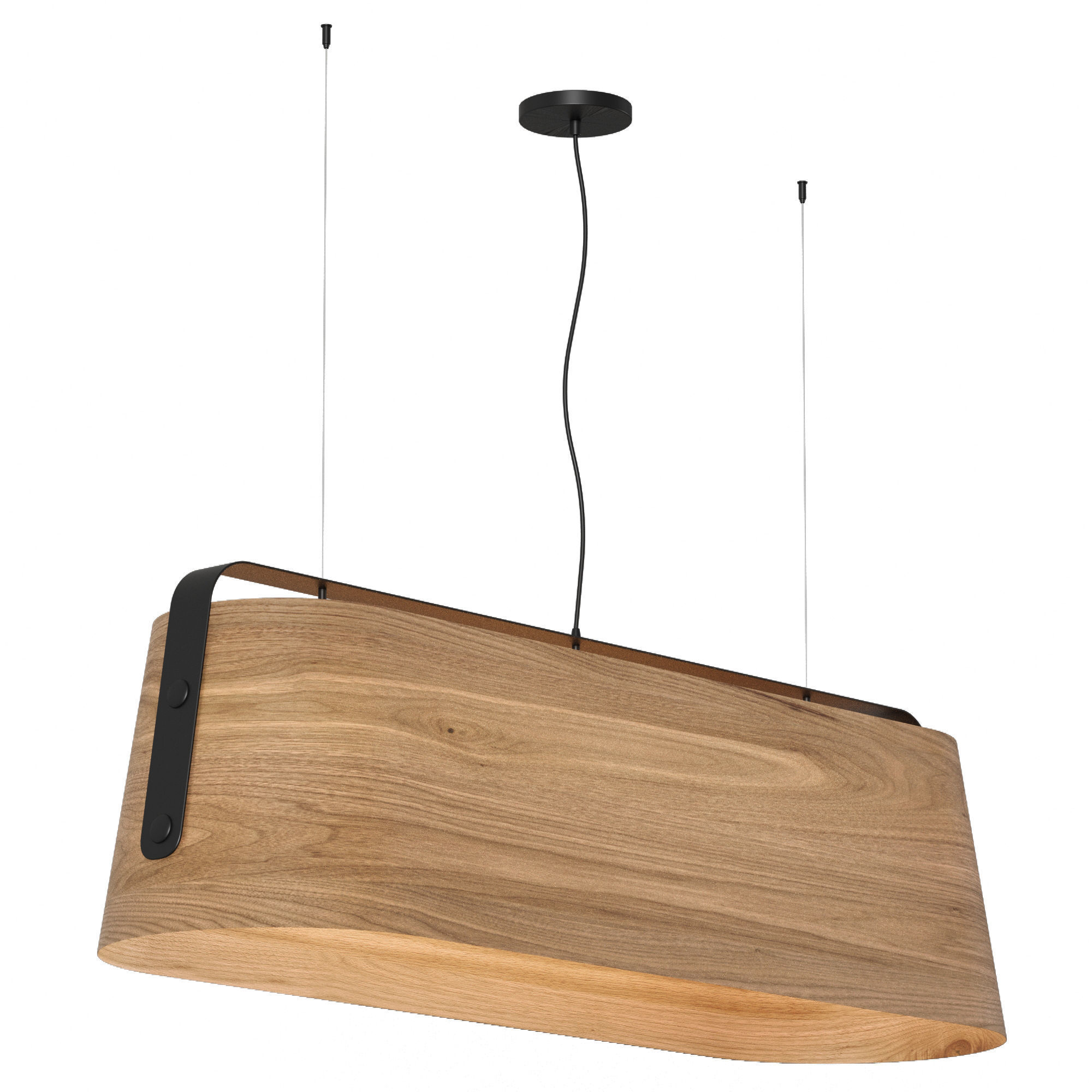 Long hanging chandelier Faro Barcelona STOOD 5L 3D model_2