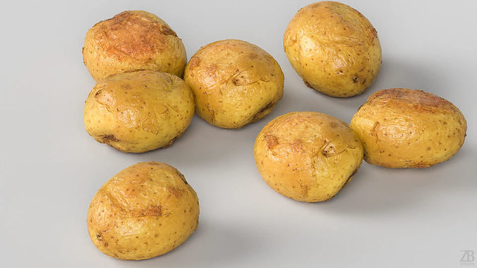 Potato 3D model 3