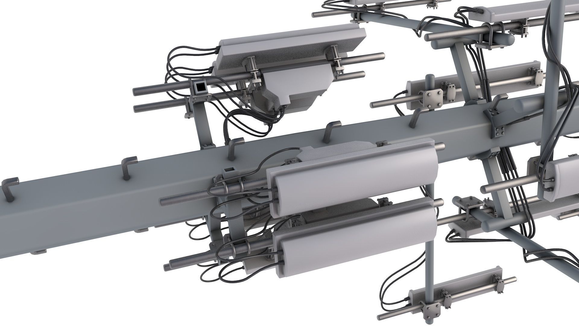 Cell Phone Tower 3D model_3