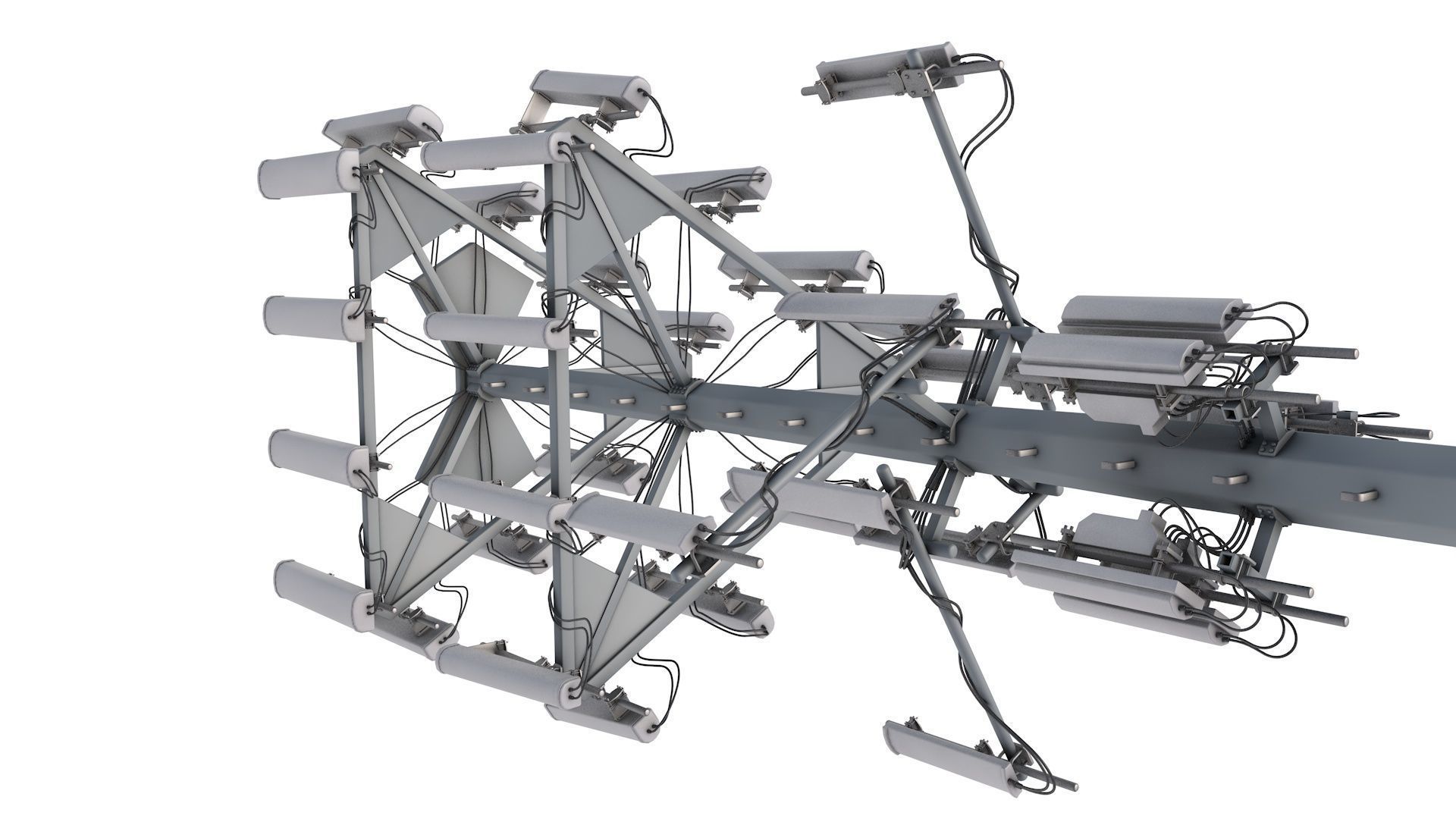 Cell Phone Tower 3D model_1