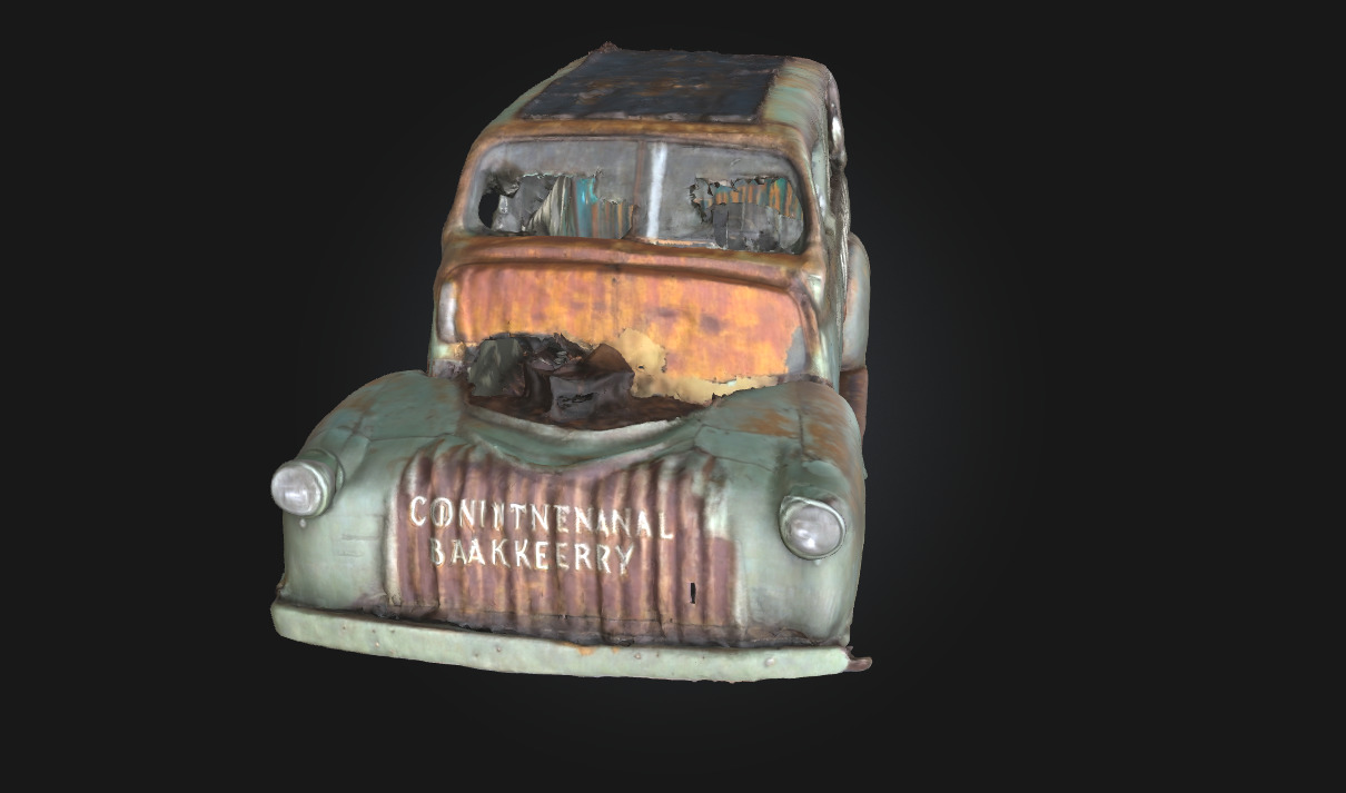 Rusty Bakers Delivery A Crumbling Slice of History 3D model_2