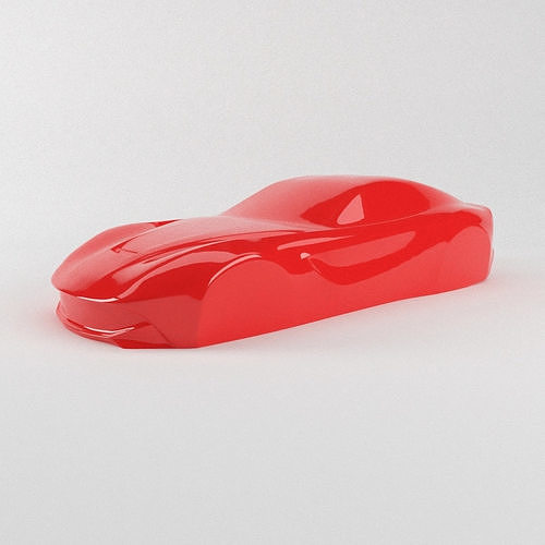 Silhouette cars Ferrari F12berlinetta 3D print model