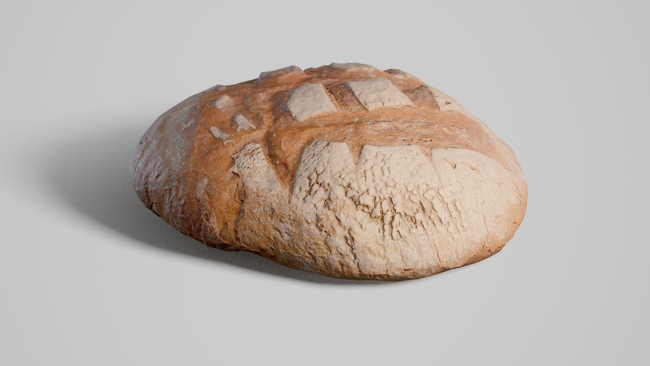 Low -Poly Bread Game ready model 5K triangles 4K PBR textures UE Low-poly 3D model_3
