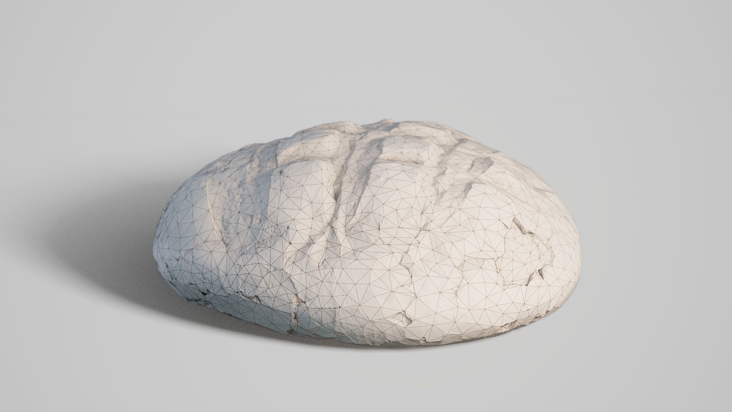 Low -Poly Bread Game ready model 5K triangles 4K PBR textures UE Low-poly 3D model_9