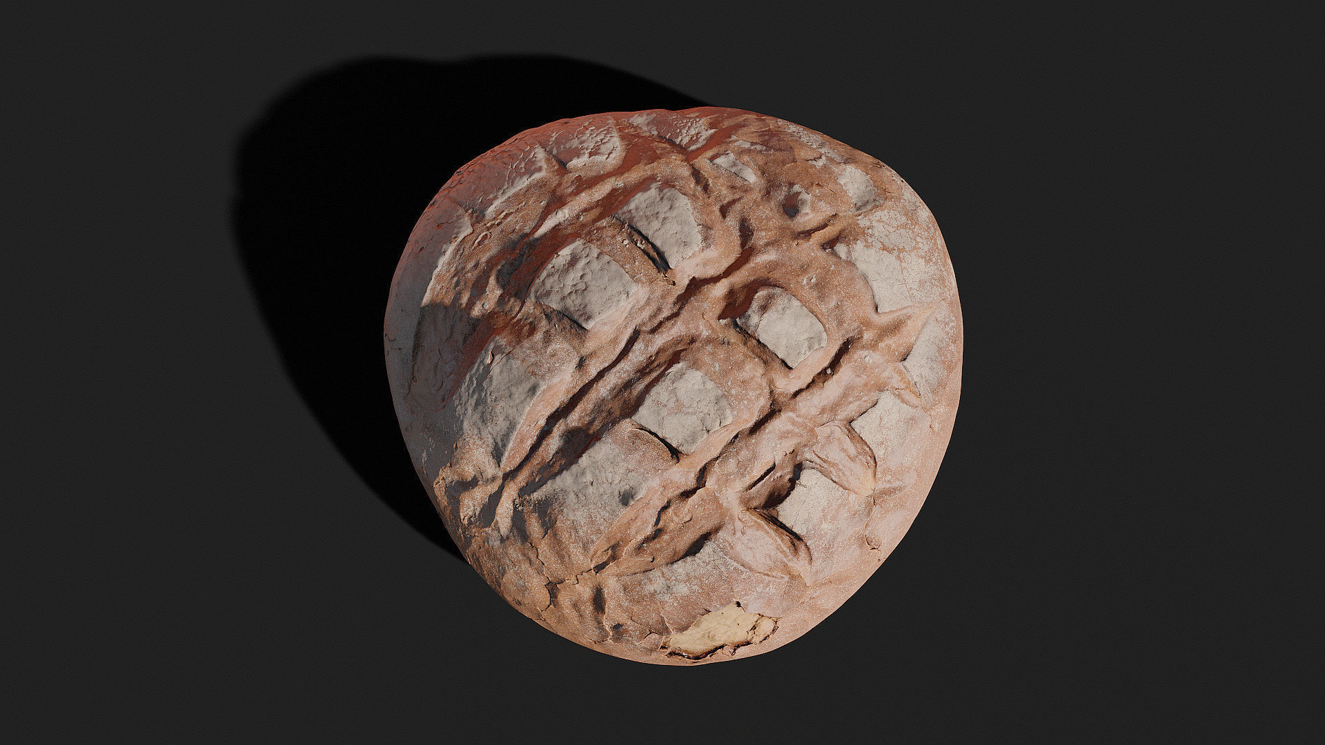 Low -Poly Bread Game ready model 5K triangles 4K PBR textures UE Low-poly 3D model_10