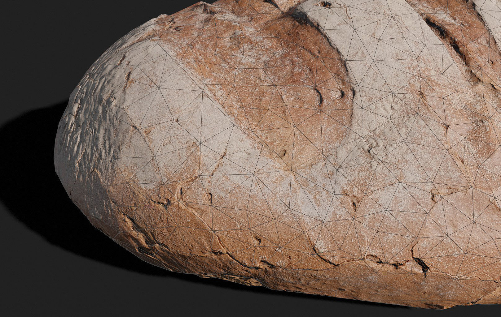 Low -Poly Bread Game ready model 5K triangles 4K PBR textures UE Low-poly 3D model_14