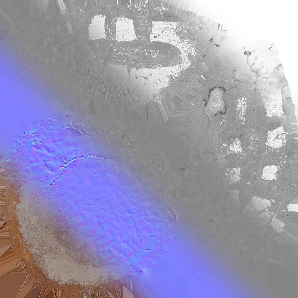 Low -Poly Bread Game ready model 5K triangles 4K PBR textures UE Low-poly 3D model_5