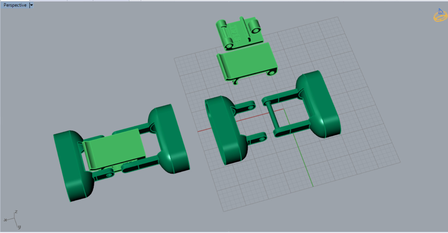 Two-tone gold box bracelet lock model gl0010 3D print model_8