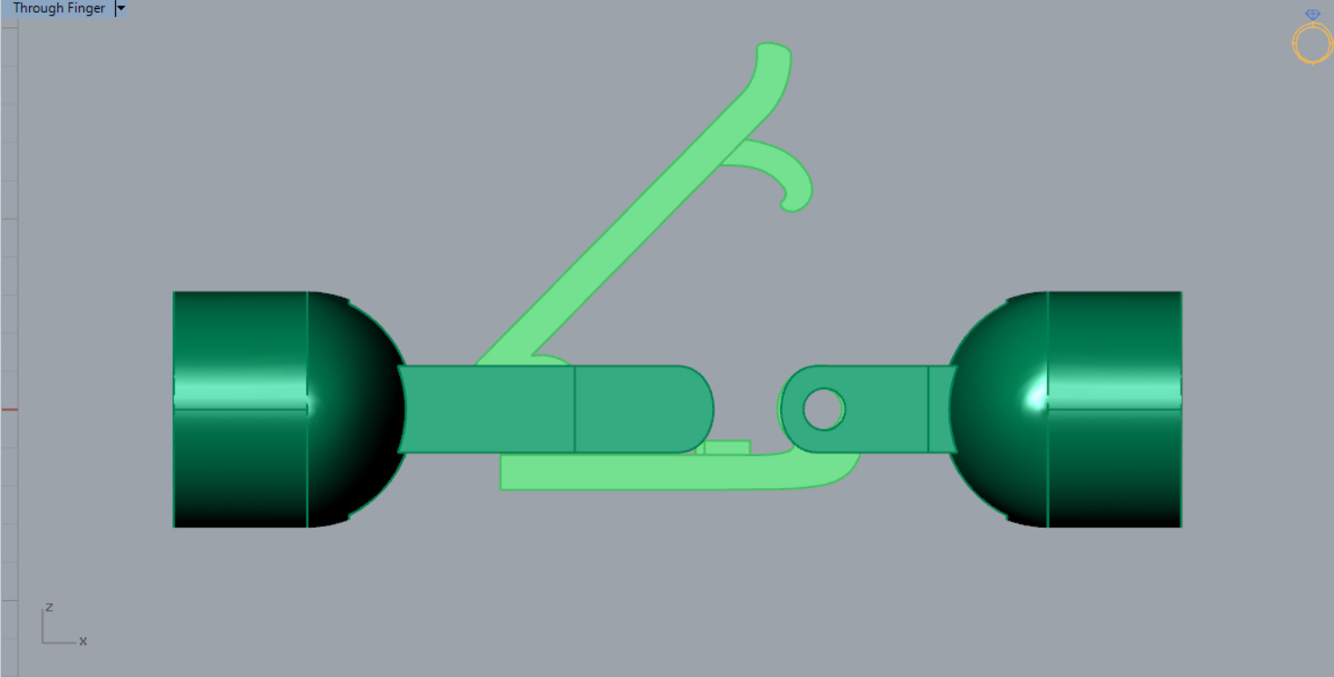 Two-tone gold box bracelet lock model gl0010 3D print model_18