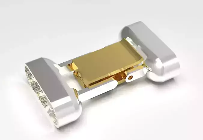 Two-tone gold box bracelet lock model gl0010