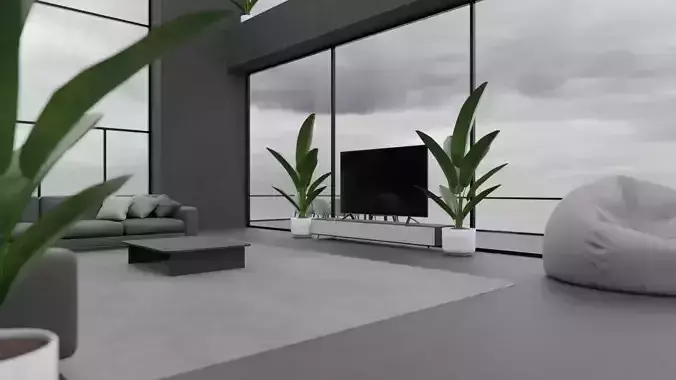 Meta Homes - 09 - Baked Low-poly 3D model