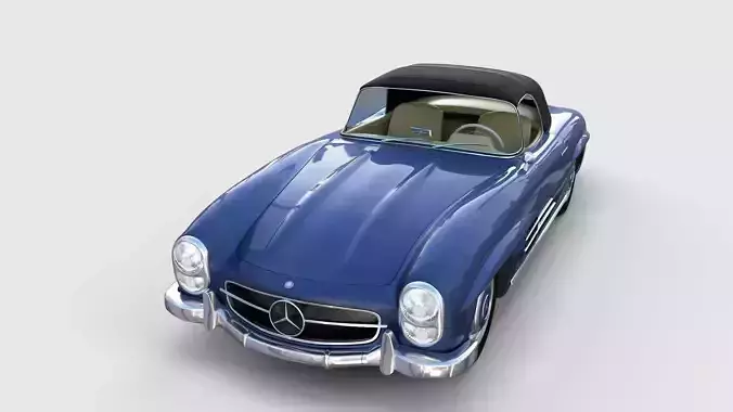Mercedes 300SL Roaster Top rev