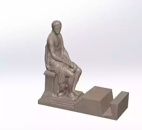 Roman Statue Phone Stand  3D print model