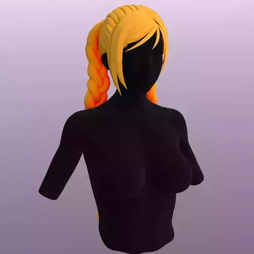 Stylized Hair 08