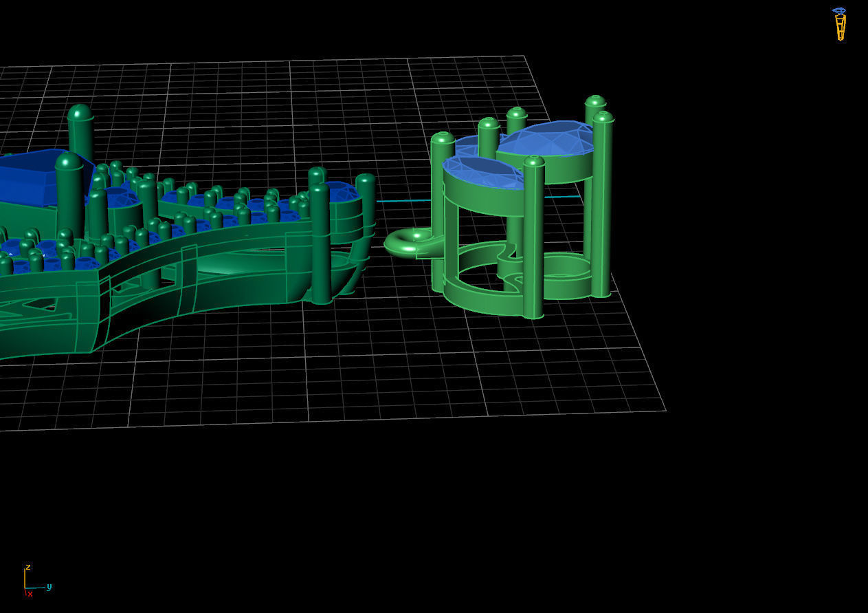 Triangle pendant 3D print model_5