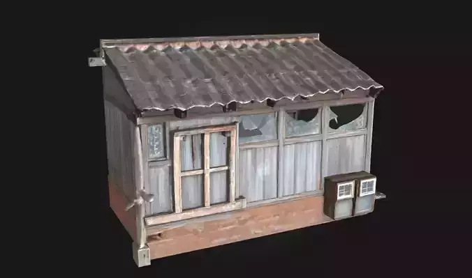 Weathered Shack  Shelter of Time