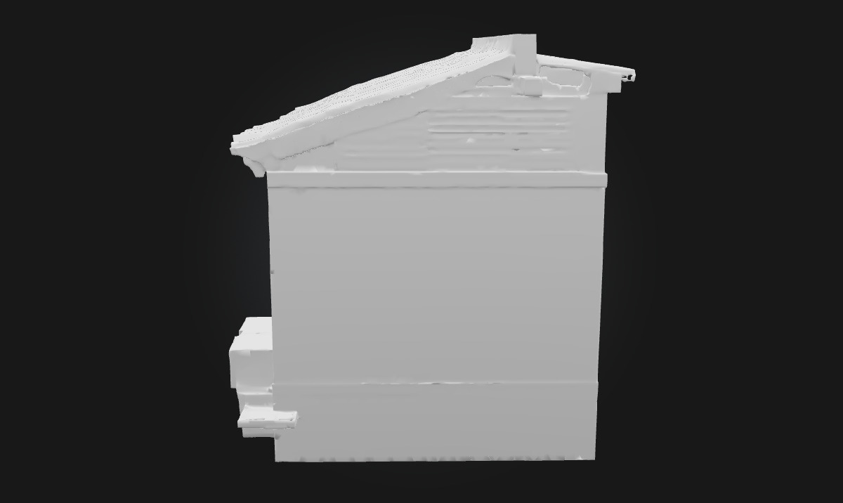 Weathered Shack Shelter of Time 3D model_6