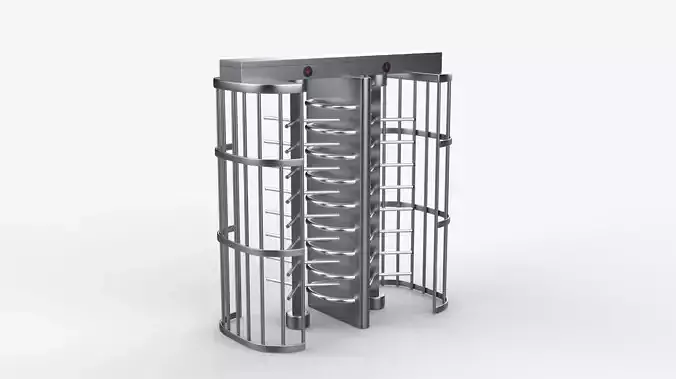 Turnstile gate 3D model