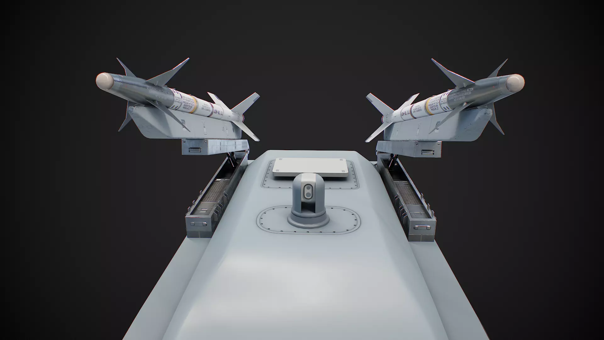 Multi purpose Unmanned Surface Vessel Magura Low-poly 3D model_20