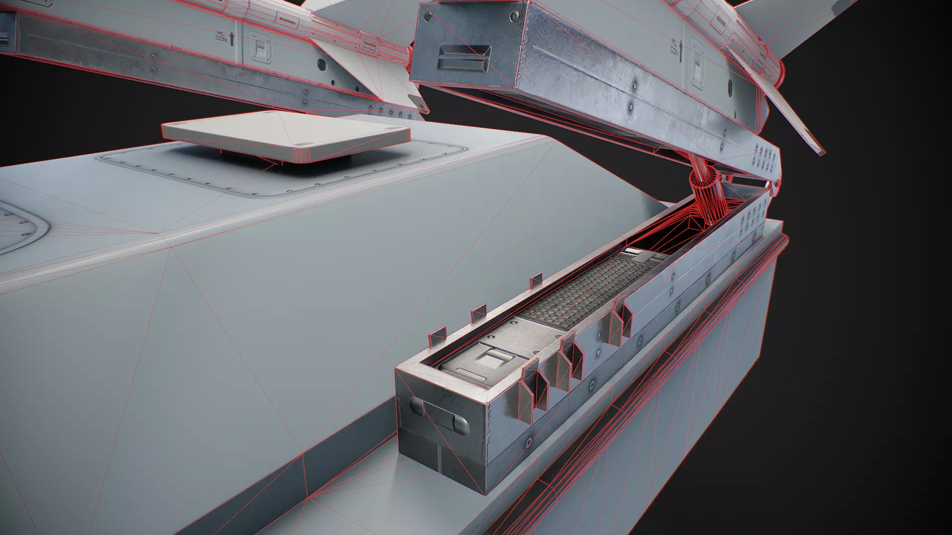 Multi purpose Unmanned Surface Vessel Magura Low-poly 3D model_15