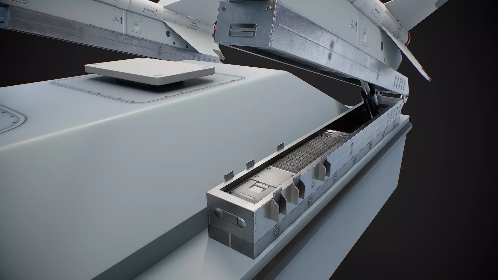 Multi purpose Unmanned Surface Vessel Magura Low-poly 3D model_14