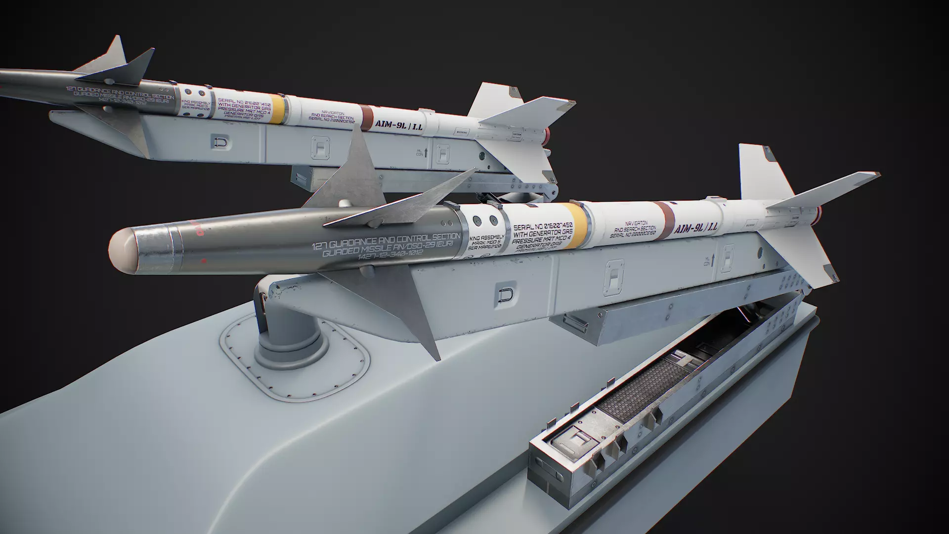 Multi purpose Unmanned Surface Vessel Magura Low-poly 3D model_16