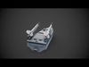 Multi purpose Unmanned Surface Vessel Magura Low-poly 3D model_3