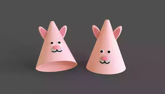 Funny Bunny Birthday Hat