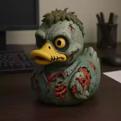 Rubber Duck - Zombie model- 3d print 3D print model