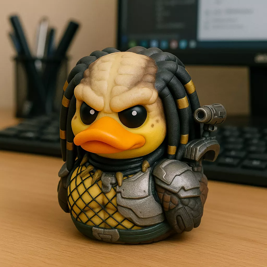 Rubber Duck - Predator model - 3d print 3D print model