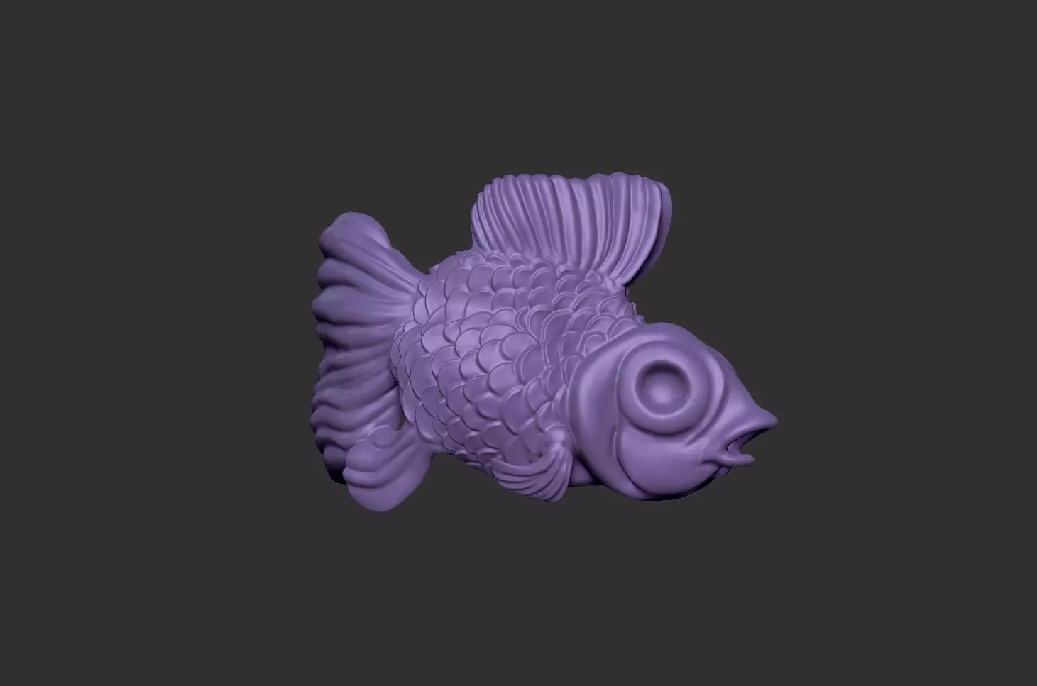 GoldFish 3D print model_1