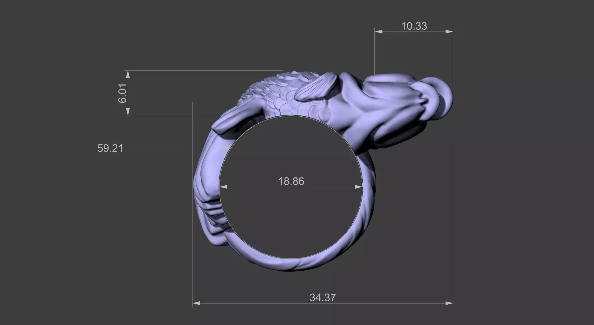 GoldFish 3D print model_7