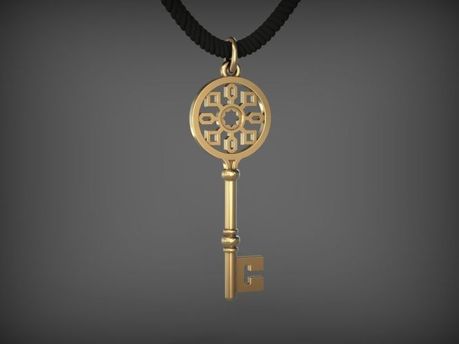 Pendant Key 11 STL 3D print model