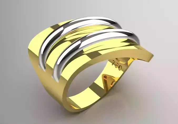 gold ring gr0127 3D print model
