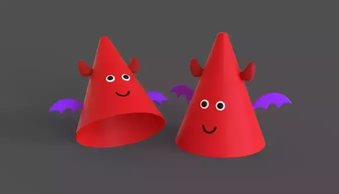 Funny Devil Birthday Hat