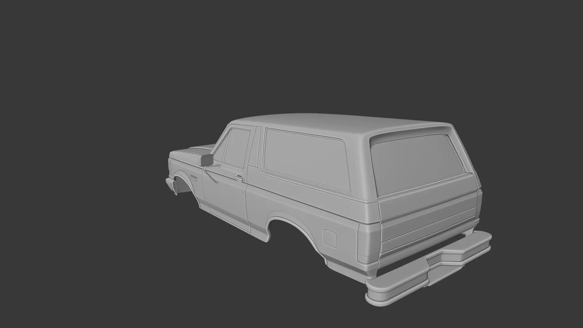 Off-Road SUV Body Inspired by 1970s Bronco 3D print model_6